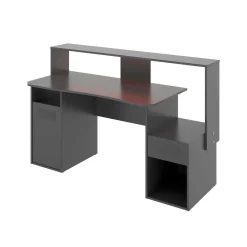 Scrivania Albertino, , con luci LED<Dmora Cheap
