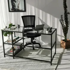 Scrivania Ameglia, 130x60h75 cm,<Dmora Discount