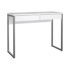 Scrivania Anavi, 101x40 h77 cm, Bianco<Dmora Clearance