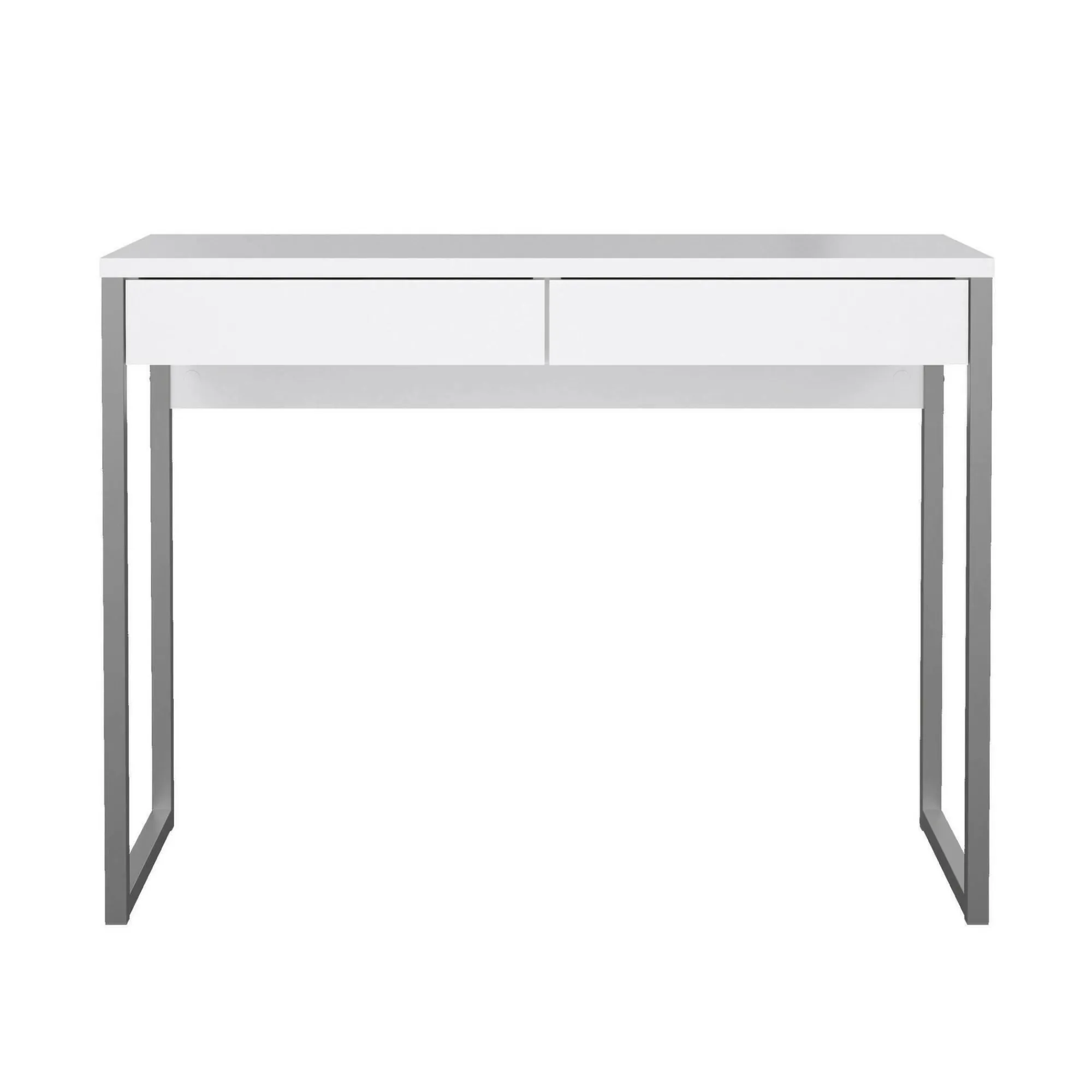 Scrivania Anavi, 101x40 h77 cm, Bianco<Dmora Clearance