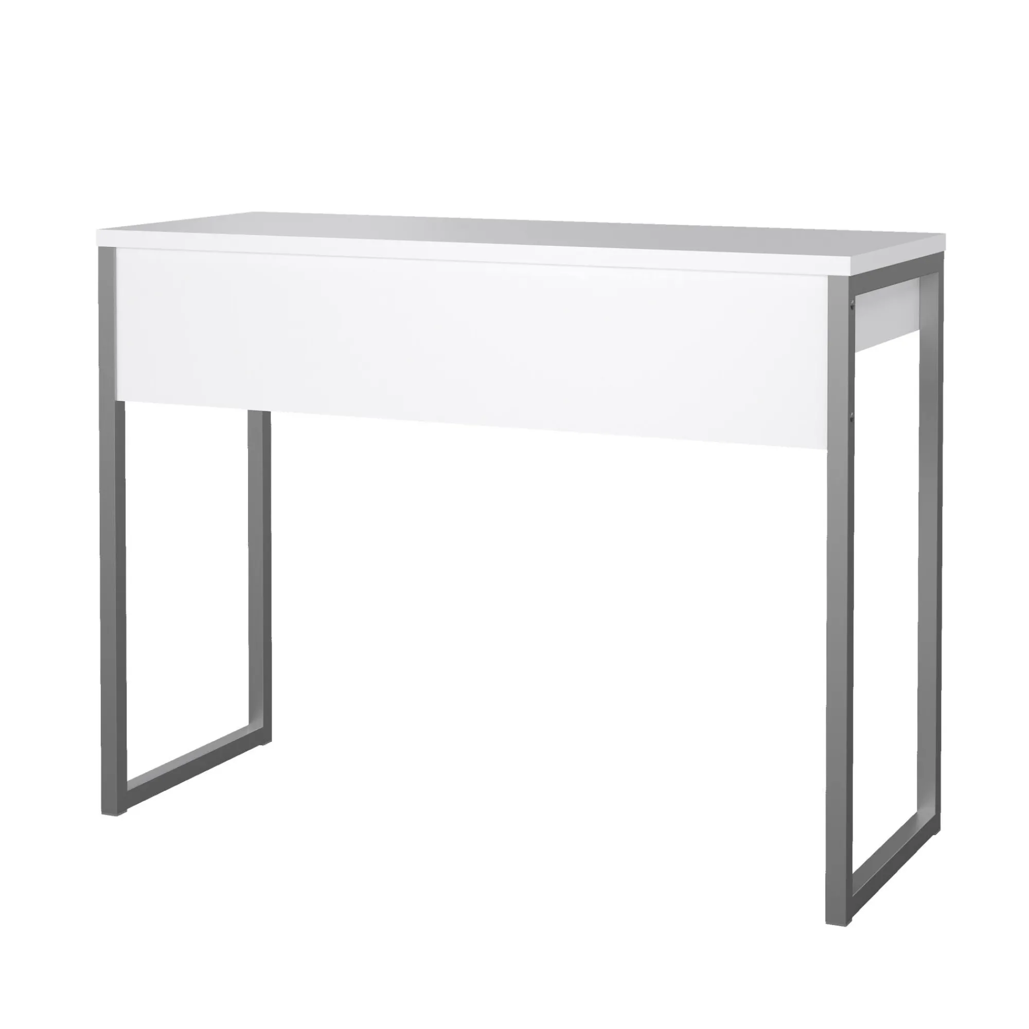 Scrivania Anavi, 101x40 h77 cm, Bianco<Dmora Clearance