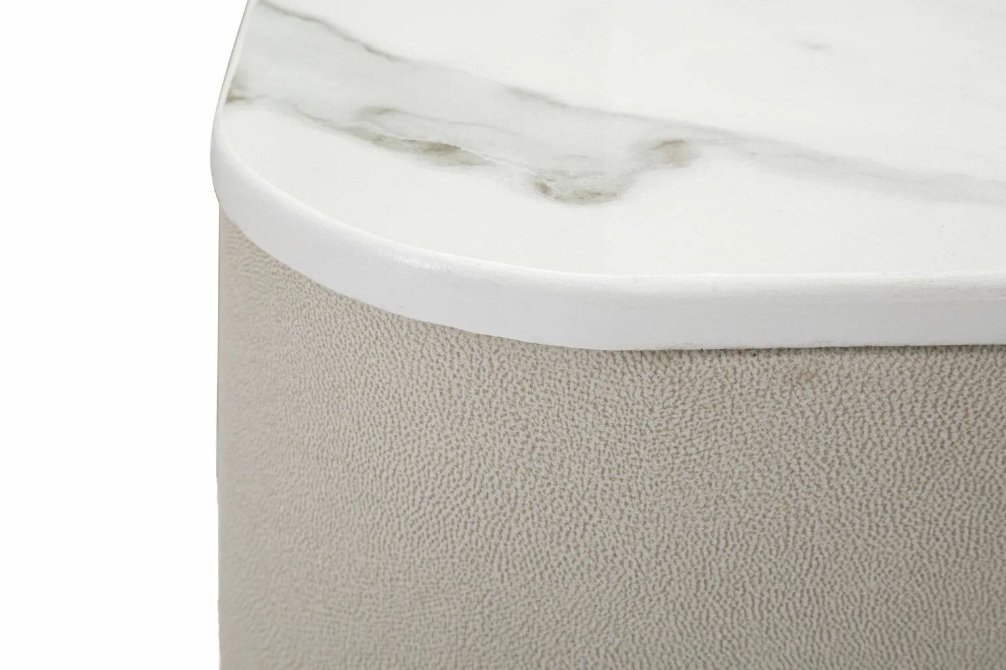 Scrivania Apoteosi, 120x40 h75 cm, Crema e Oro<Dmora Shop
