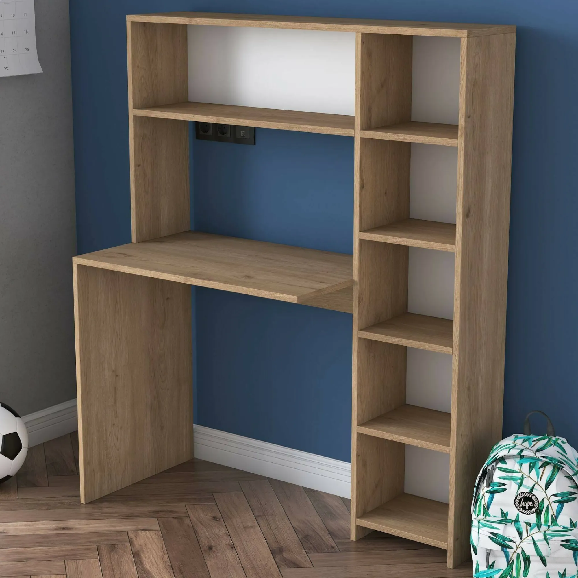 Scrivania Arapaho, 113x40h142 cm,<Dmora Outlet