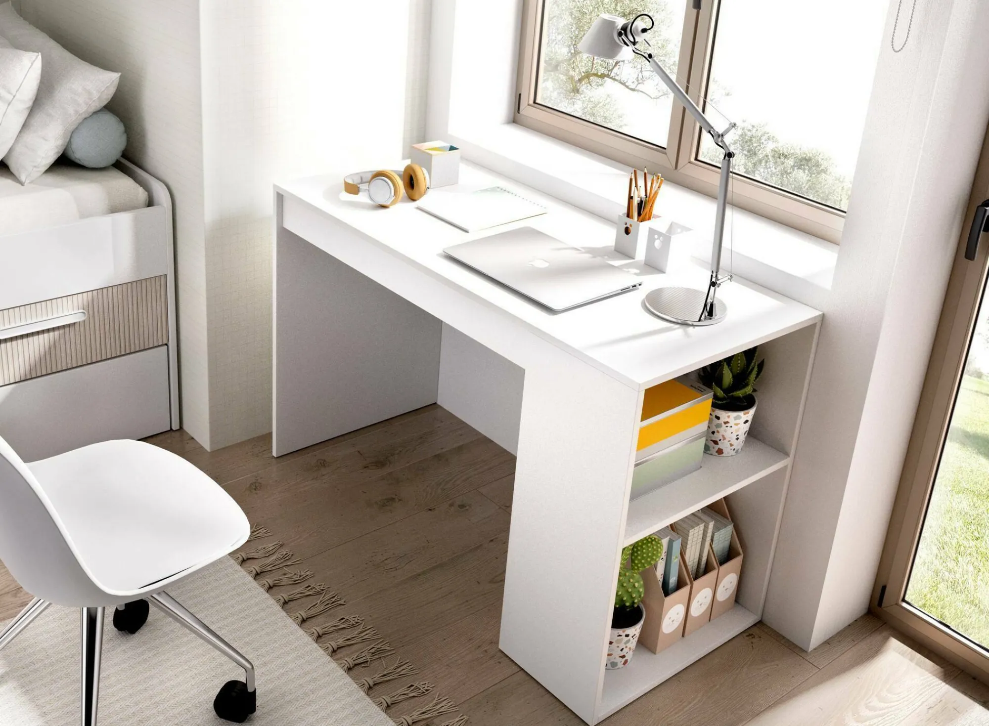 Scrivania Arianella, 115x50 h74 cm,<Dmora Discount