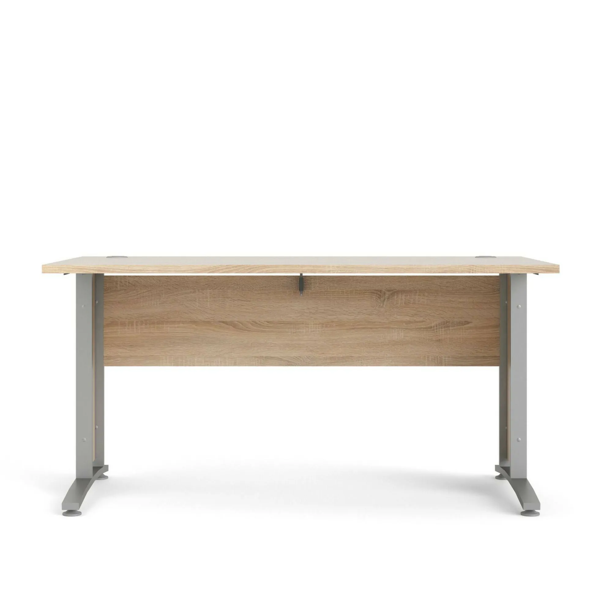 Scrivania Ascorbato, 150x80 h75 cm, Grigio e Quercia<Dmora Cheap
