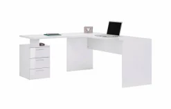 Scrivania Ascuby, cm 160x60h75,<Dmora New
