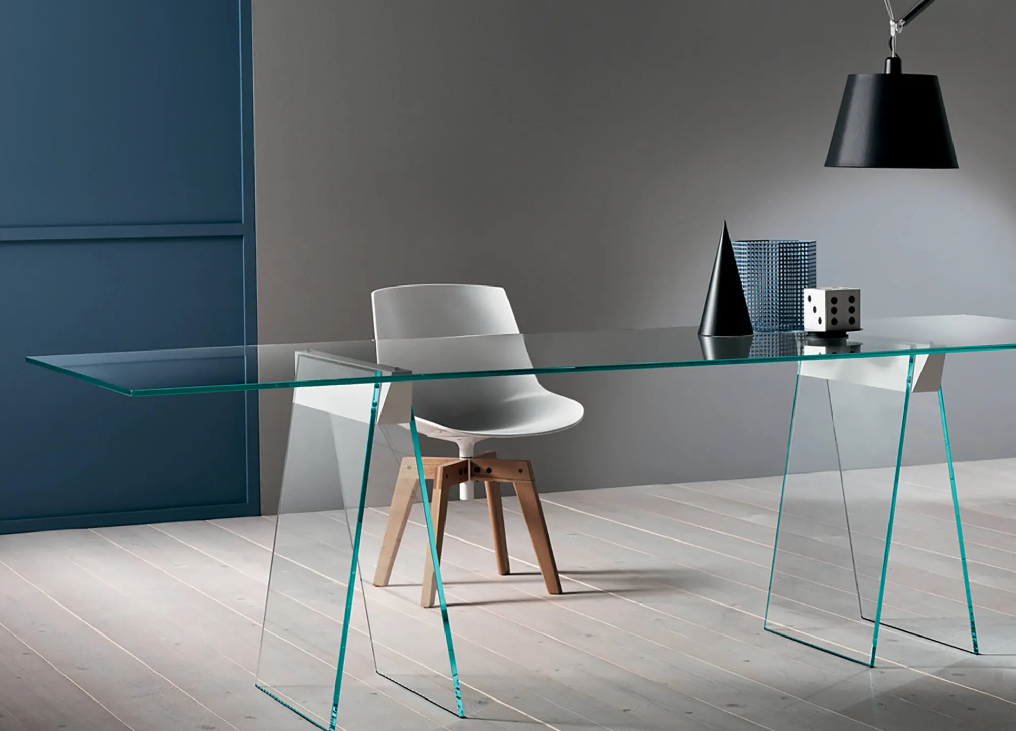 Scrivania Asfelj, 180x90h75 cm,<Dmora Outlet