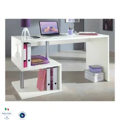 Scrivania Atemis, cm 140x60h78,<Dmora Outlet