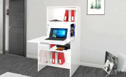 Scrivania Atroc, cm 70x35h140,<Dmora Fashion