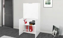 Scrivania Atroc, cm 70x35h140,<Dmora Fashion