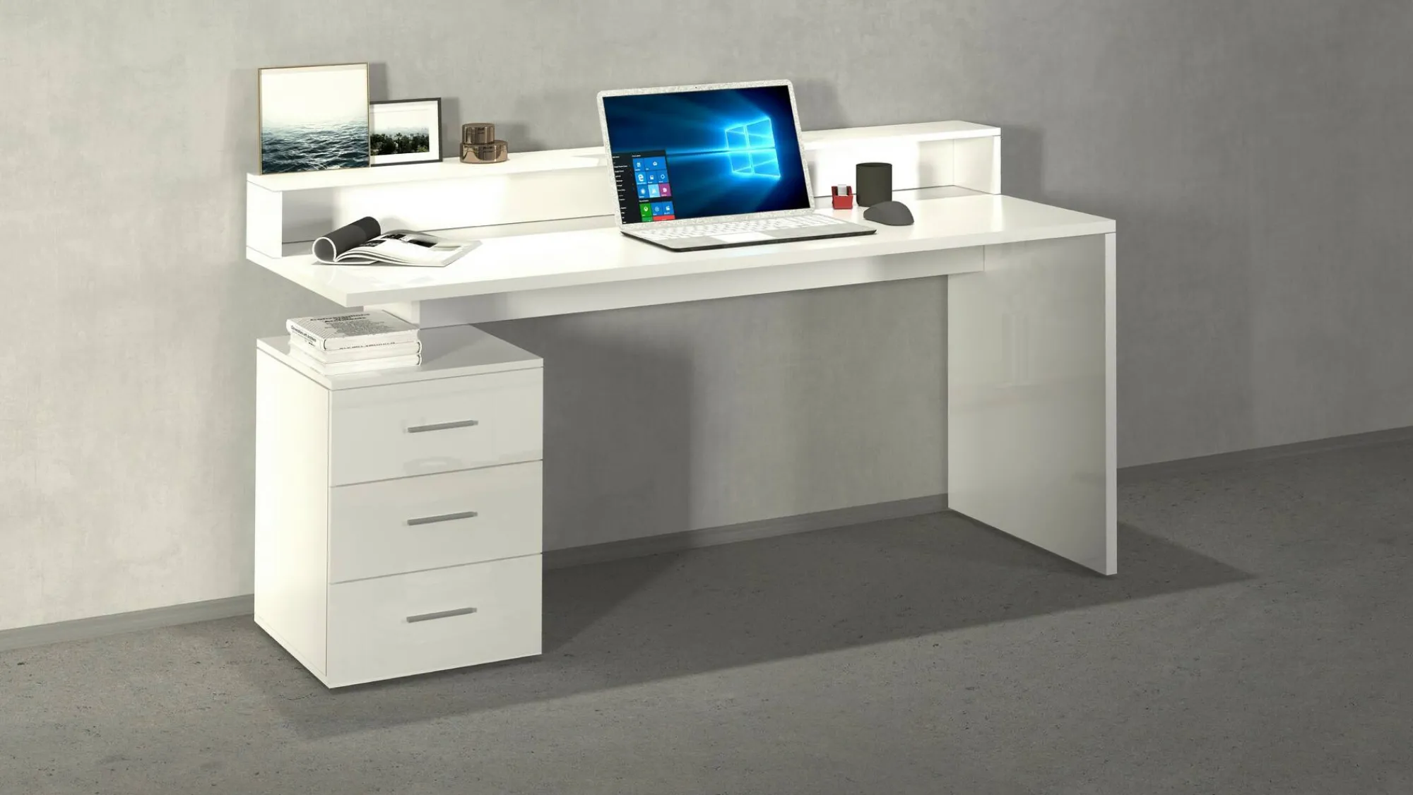 Scrivania Bardi, 160x60h90 cm,<Dmora Cheap