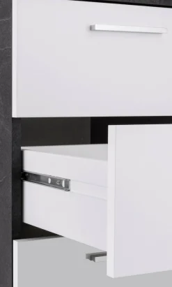 Scrivania Bardi, 160x60h90 cm, Bianco e<Dmora Sale