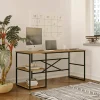 Scrivania Dbarreneche, 160x60 h75 cm,<Dmora Fashion