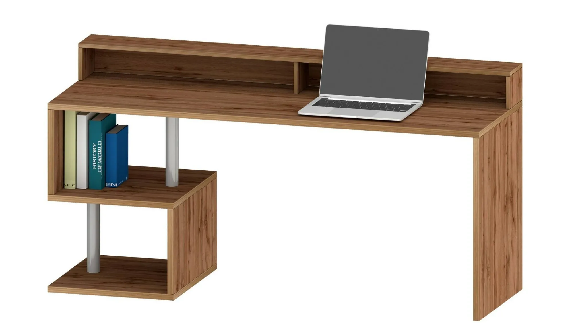 Scrivania Dcheddir, 180x92,5h60 cm,<Dmora Cheap