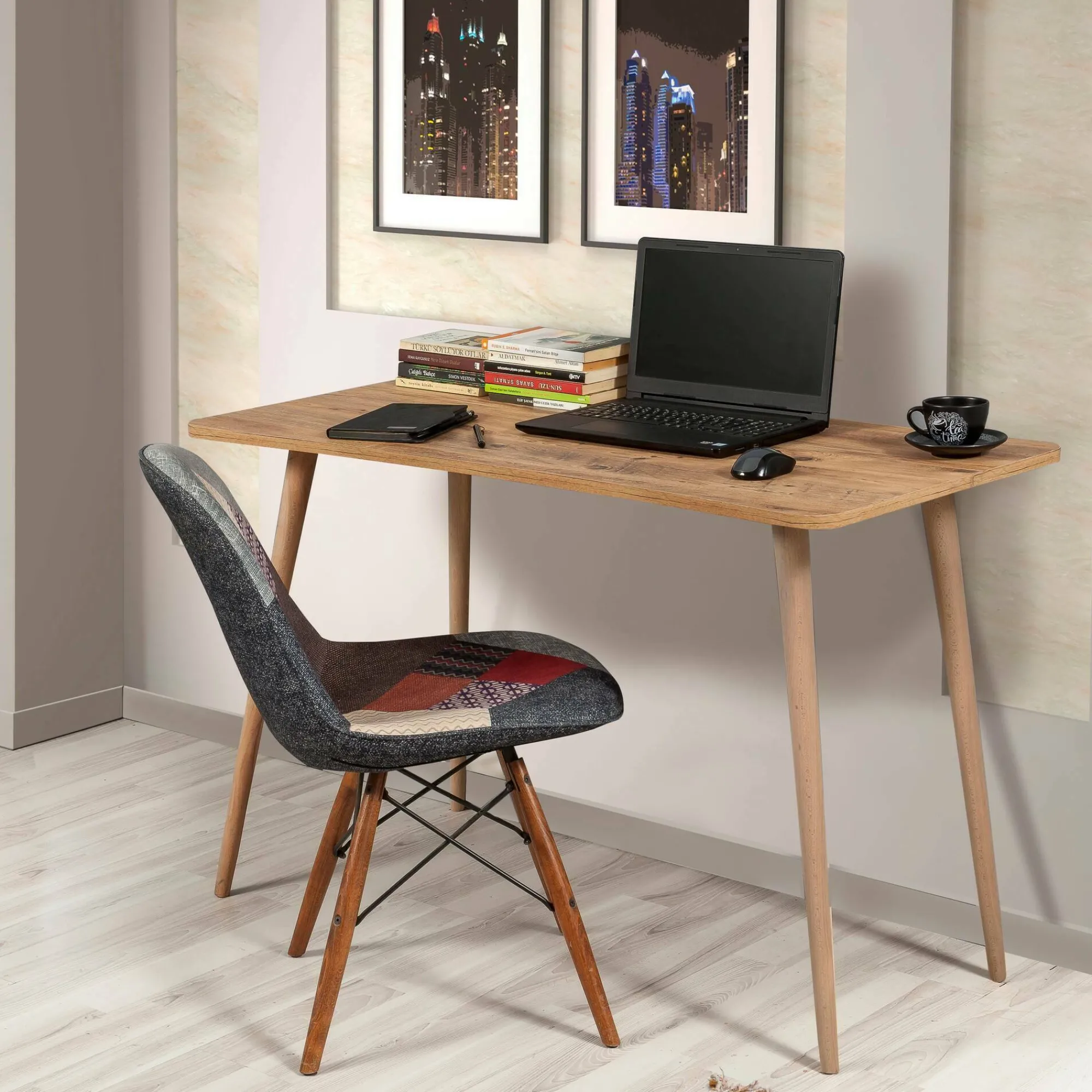 Scrivania Dkoopmeiner, 120x60 h77 cm,<Dmora Shop