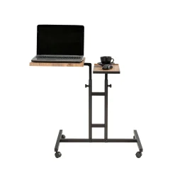 Scrivania Dlantignott, 67x46 h87 cm, Quercia e Nero<Dmora Outlet