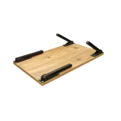 Scrivania Dmilanett, 60x35 h25 cm, Quercia e Nero<Dmora Best