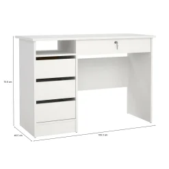Scrivania Dtsadjou, 49x109 h76 cm,<Dmora Fashion