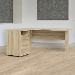 Scrivania Dvaler, 159x150 h75 cm,<Dmora Cheap