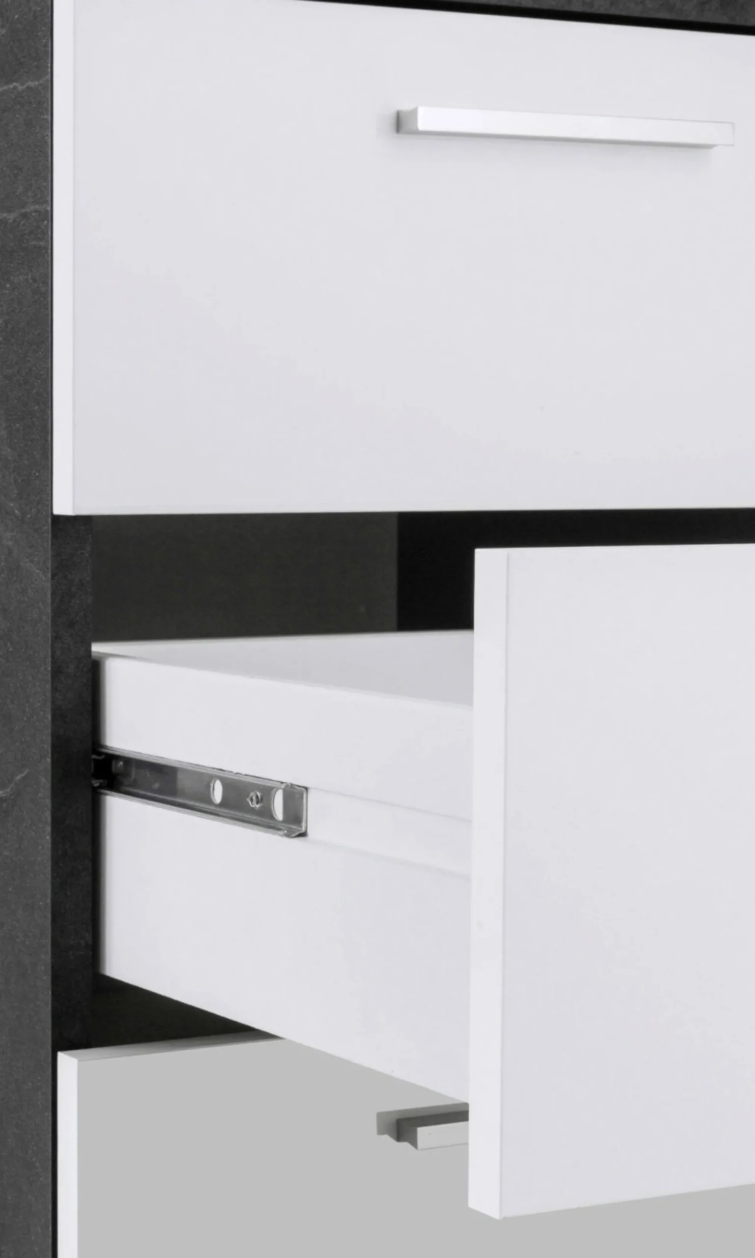 Scrivania Flaminia, 160x60h90 cm, Bianco e<Dmora Best