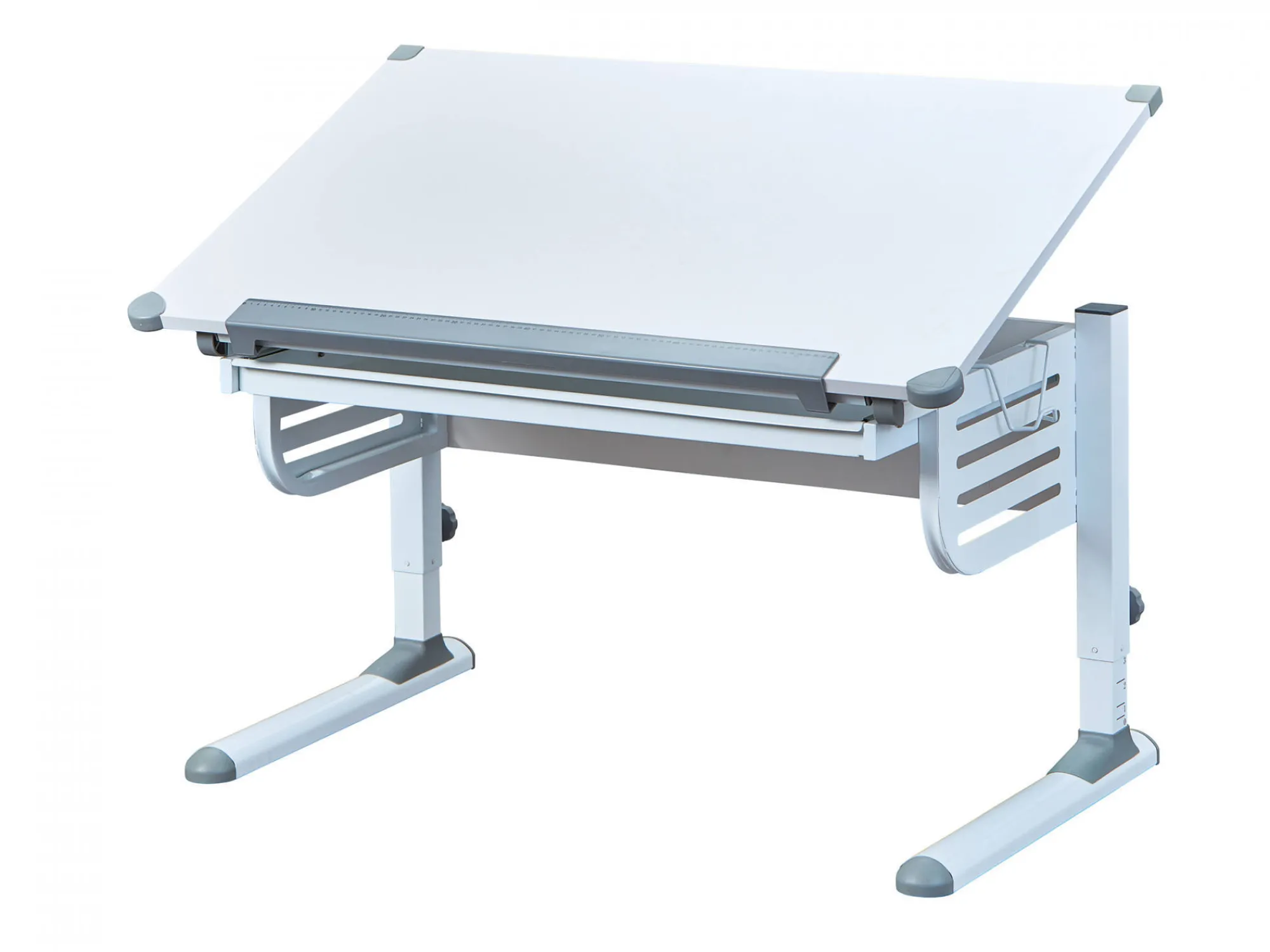 Scrivania Heide, Scrittoio multiuso, Tavolo per ufficio porta PC, Piano di lavoro, 110x55 h68 cm,<Dmora Sale