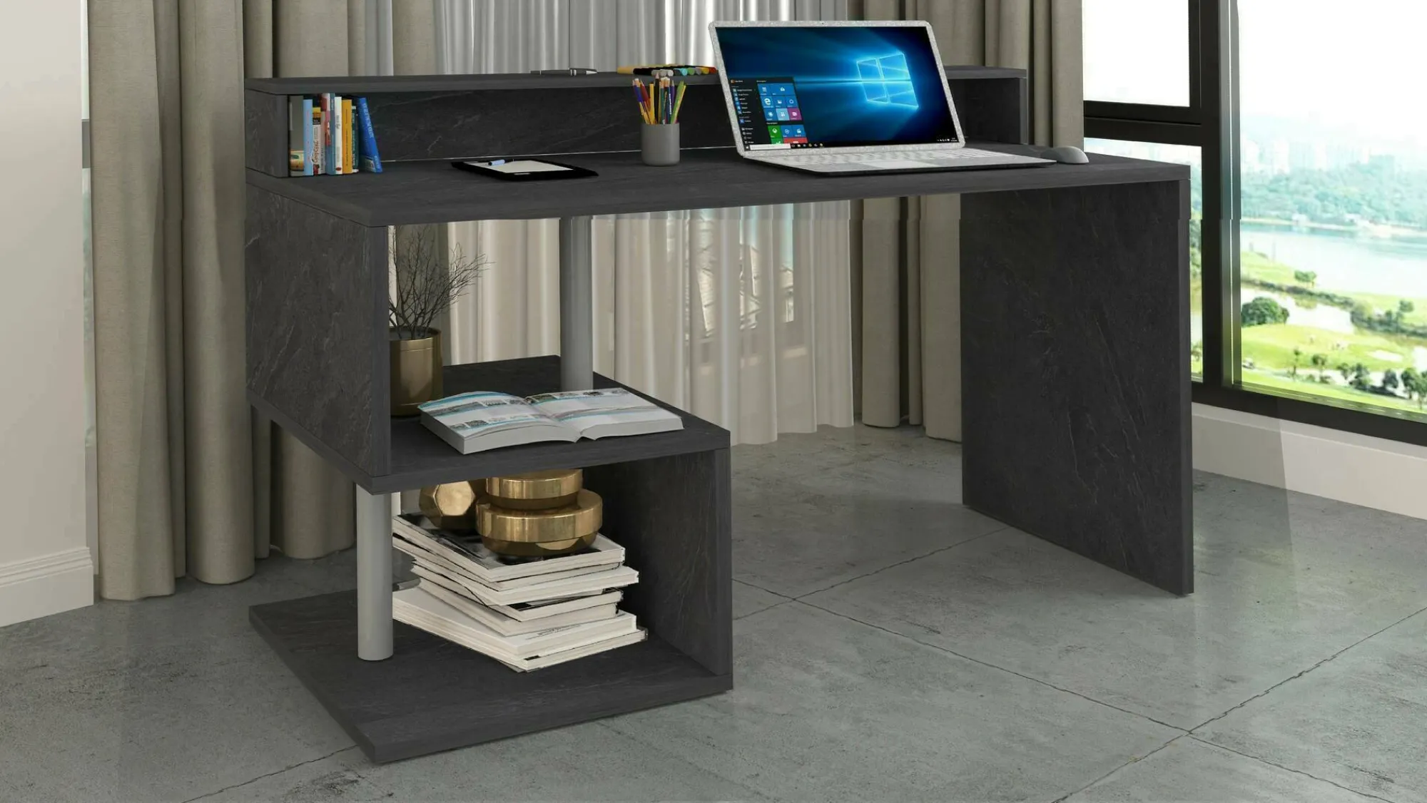 Scrivania Kobenhavn, 140x60h93 cm,<Dmora Best Sale