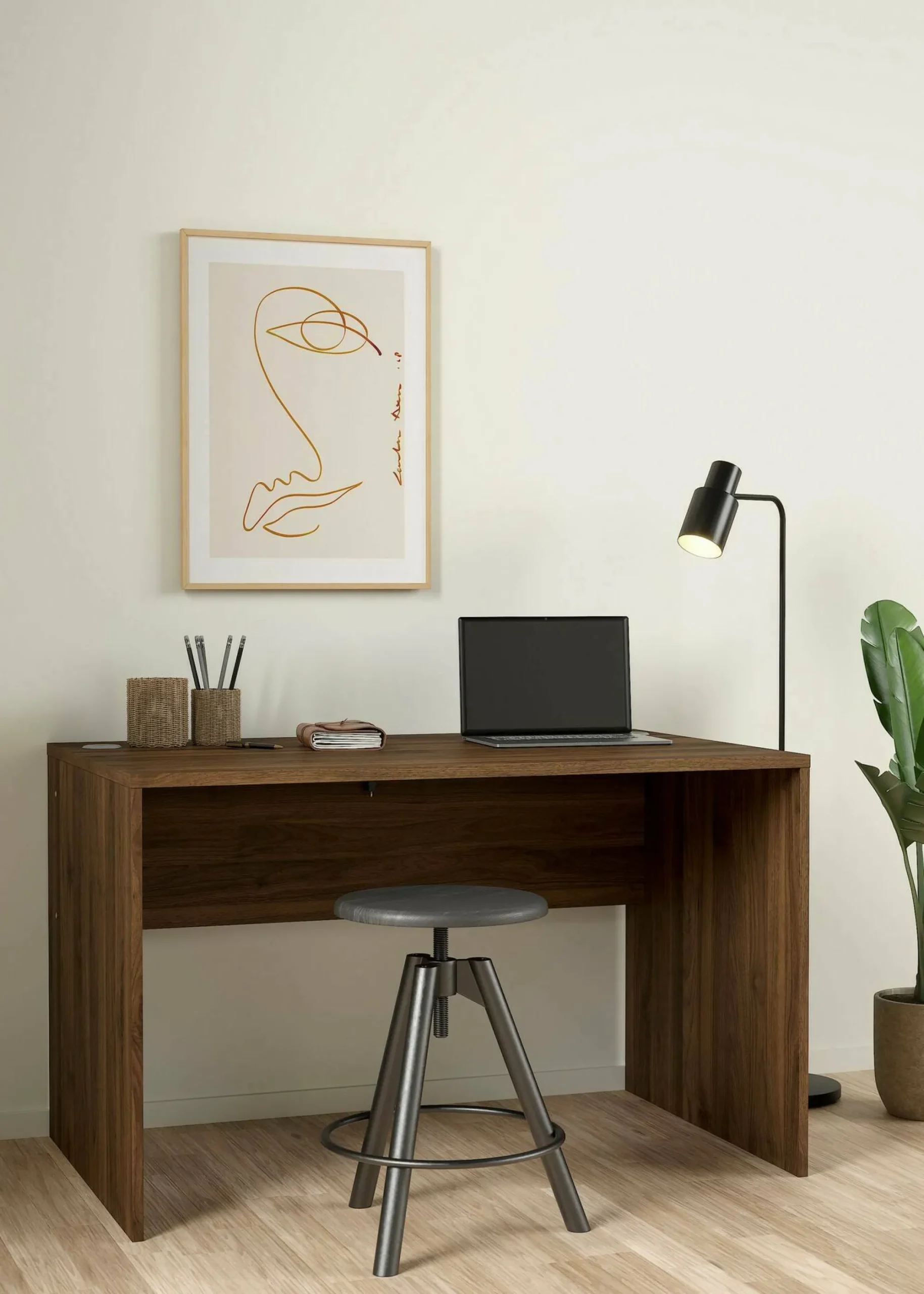 Scrivania MaryRead, 75x120 h74 cm,<Dmora Shop