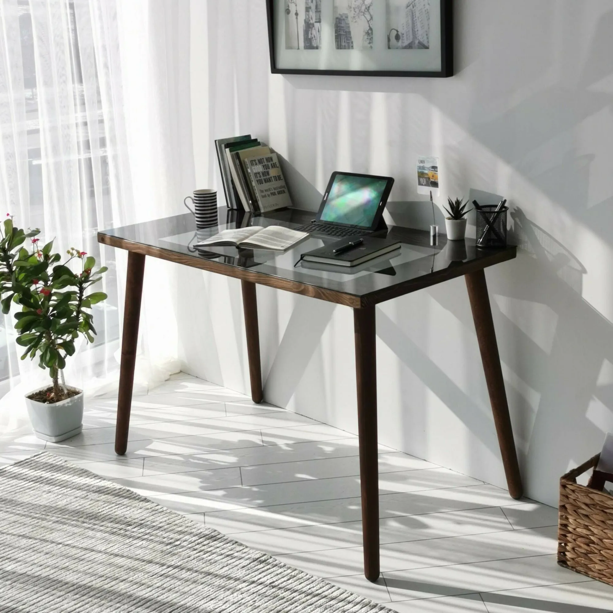 Scrivania Melita, 110x60h73 cm,<Dmora New