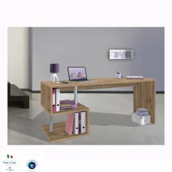 Scrivania Poseidone, cm 180x60h78,<Dmora Hot