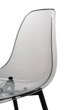 Sedia Amstrong, 53x46h81 cm, Fumé<Dmora Shop