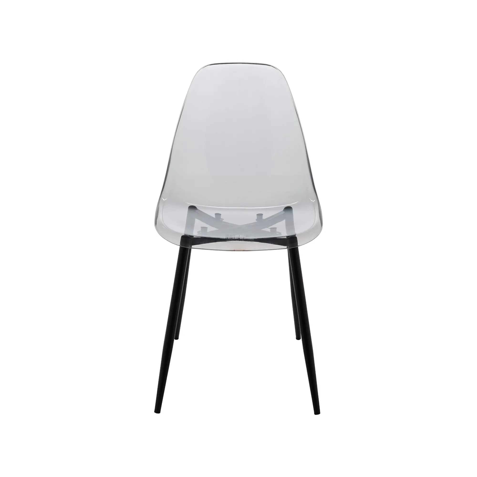 Sedia Amstrong, 53x46h81 cm, Fumé<Dmora Shop