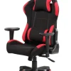 Sedia con ruote Daren, 57x72h124/134 cm, Nero e Rosso<Dmora Best Sale