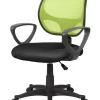 Sedia con ruote Ddjidj, 56x57h88/100 cm, Nero e Verde<Dmora Fashion