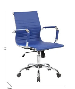 Sedia con ruote Dluis, , 62x54h92/102 cm<Dmora Outlet
