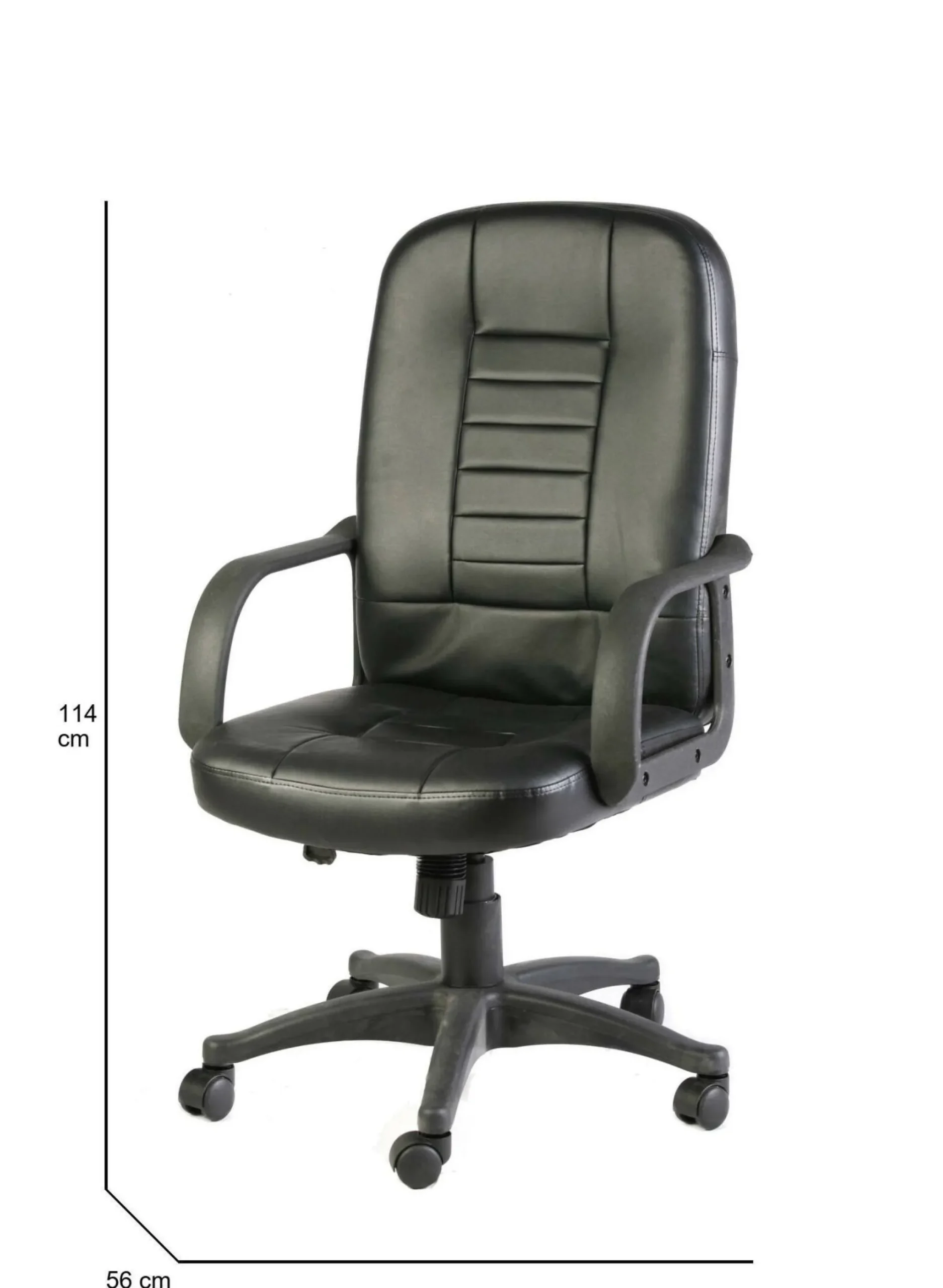 Sedia con ruote Dmelar, , 56x59h104/114 cm<Dmora Shop
