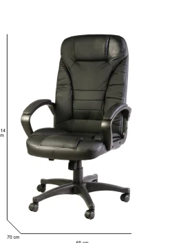 Sedia con ruote Luciana, 70x65h103/114 cm,<Dmora Best