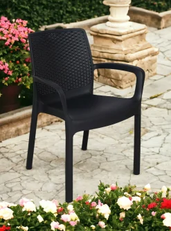 Sedia da esterno Damols, 54x60h82 cm,<Dmora Cheap
