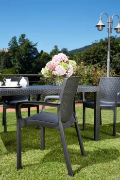 Sedia da esterno Damols, 54x60h82 cm,<Dmora Cheap
