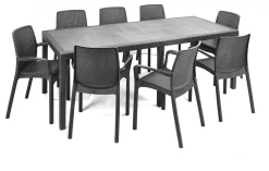 Sedia da esterno Damols, 54x60h82 cm,<Dmora Cheap