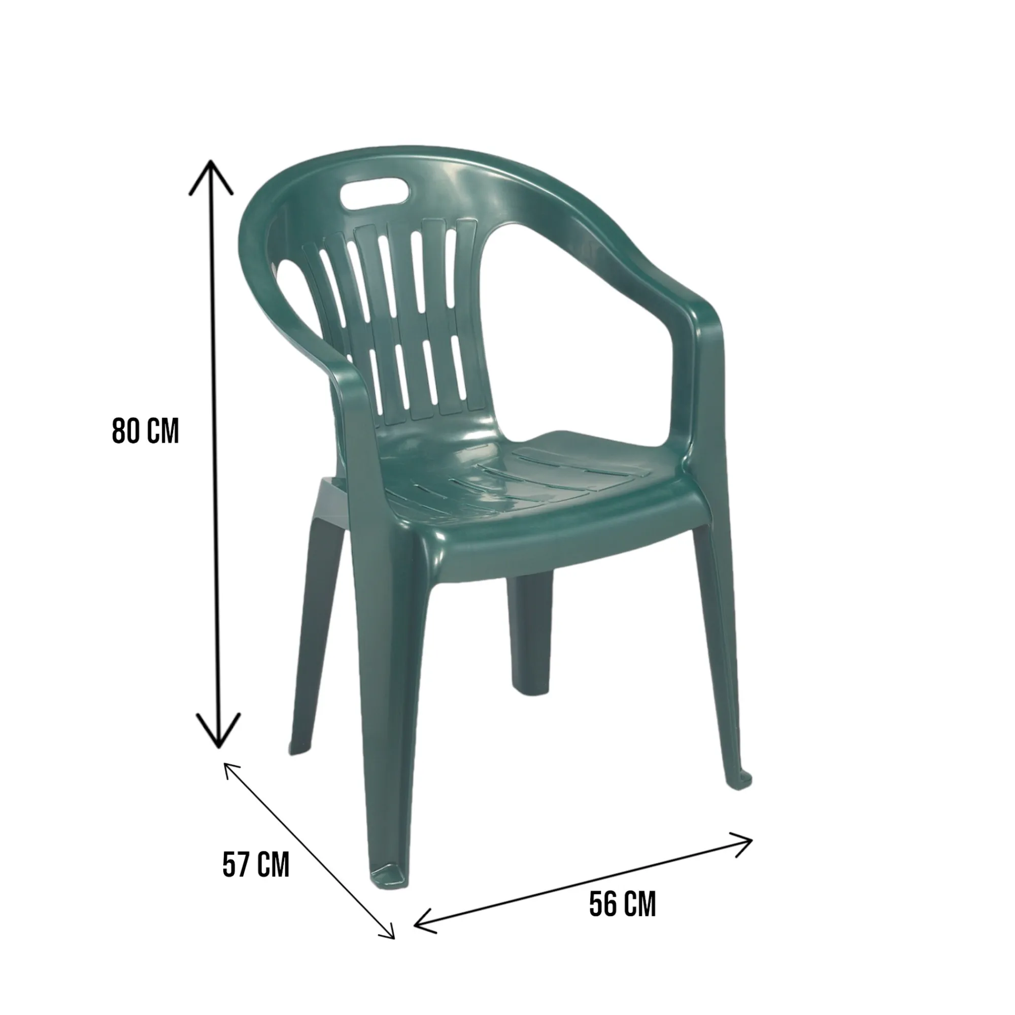 Sedia da esterno Damorus, 56x55h78 cm,<Dmora Discount