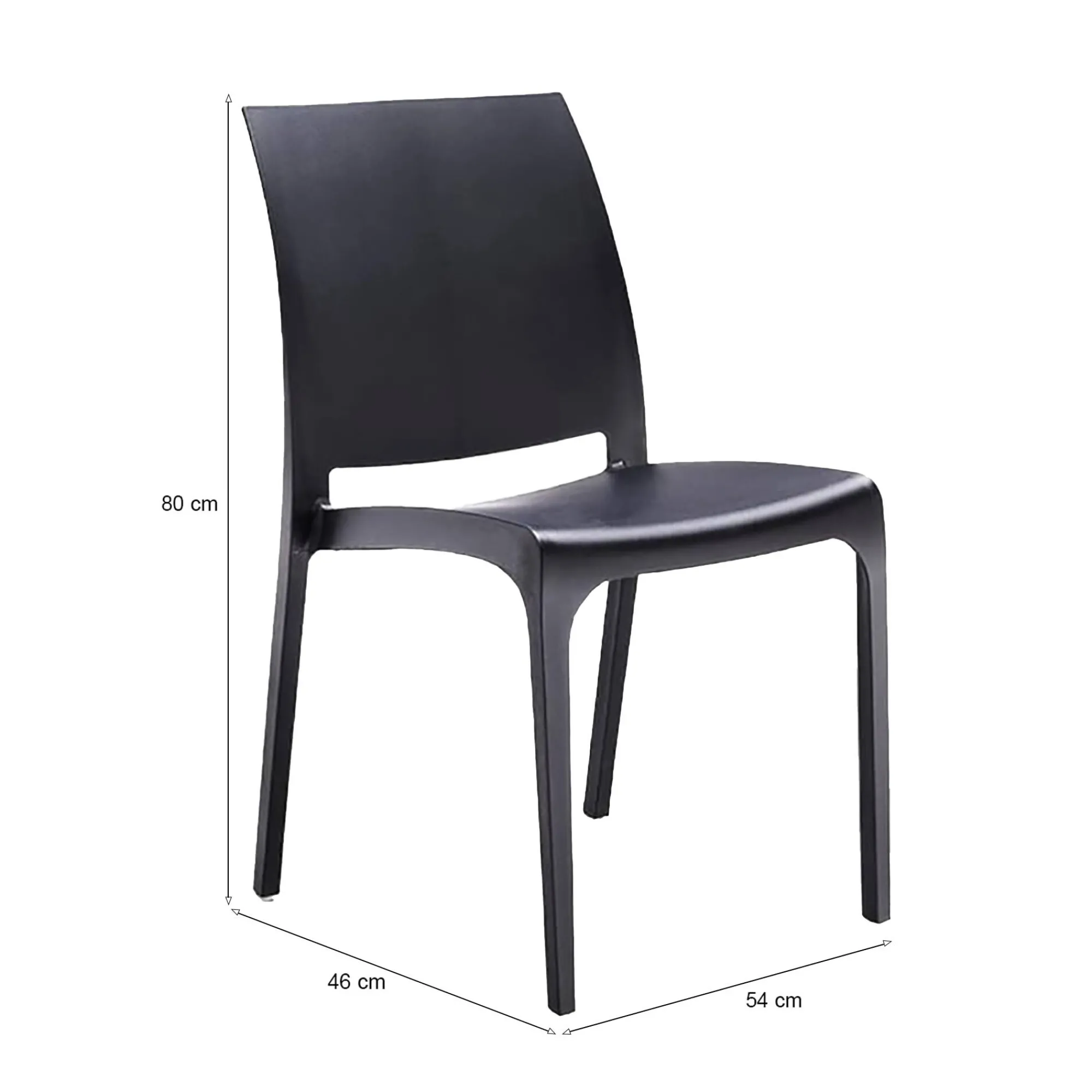 Sedia da esterno Tambora, 54x46 h80 cm,<Dmora Shop