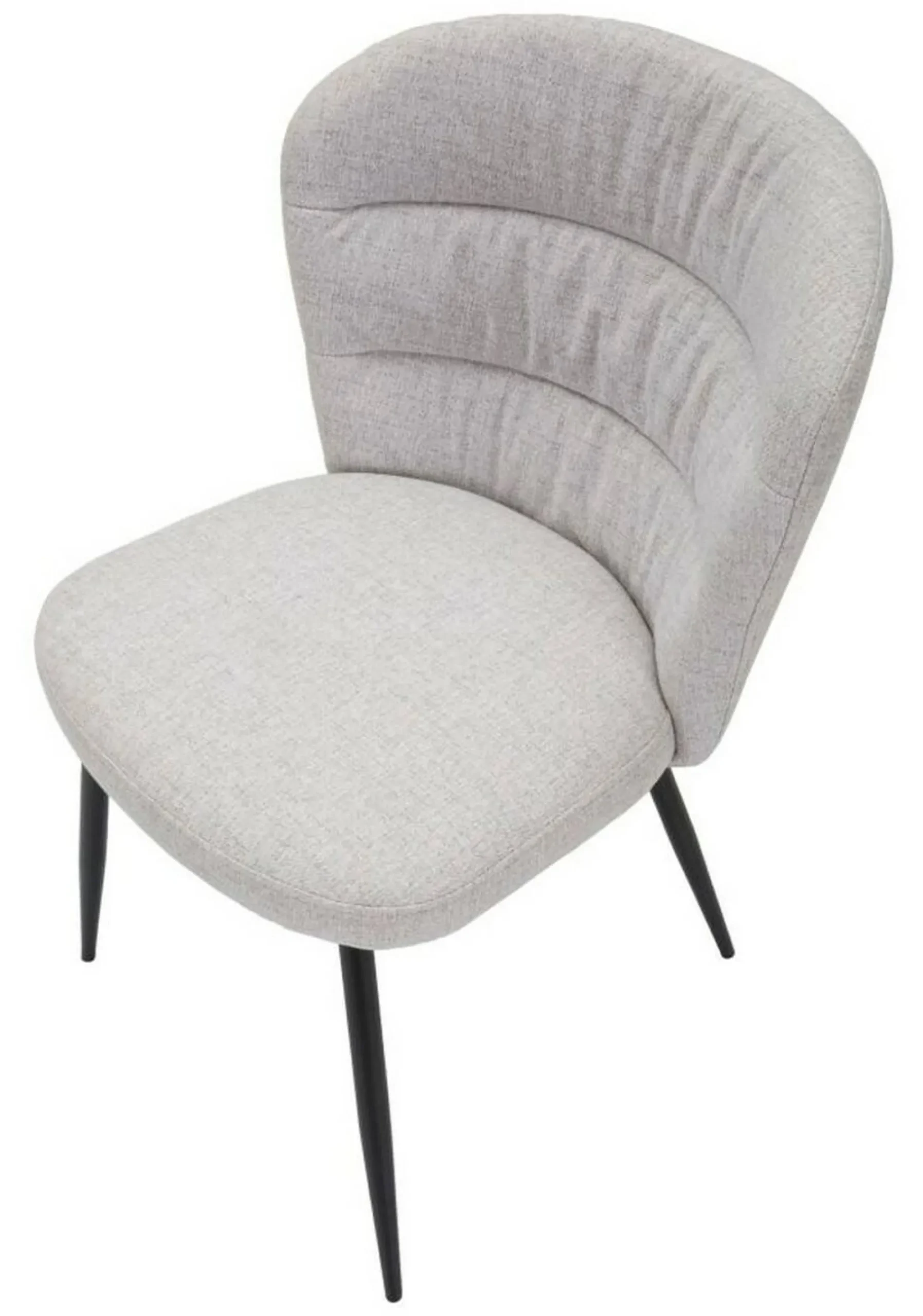 Sedia Leo, 58x61 h85 cm, Nero e Grigio<Dmora Cheap