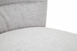 Sedia Leo, 58x61 h85 cm, Nero e Grigio<Dmora Cheap