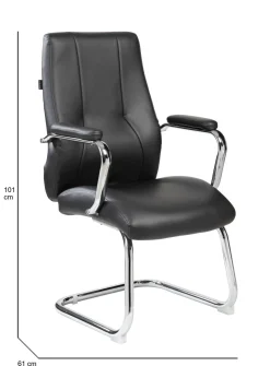 Sedia Lucana, 61x58h101 cm,<Dmora Sale