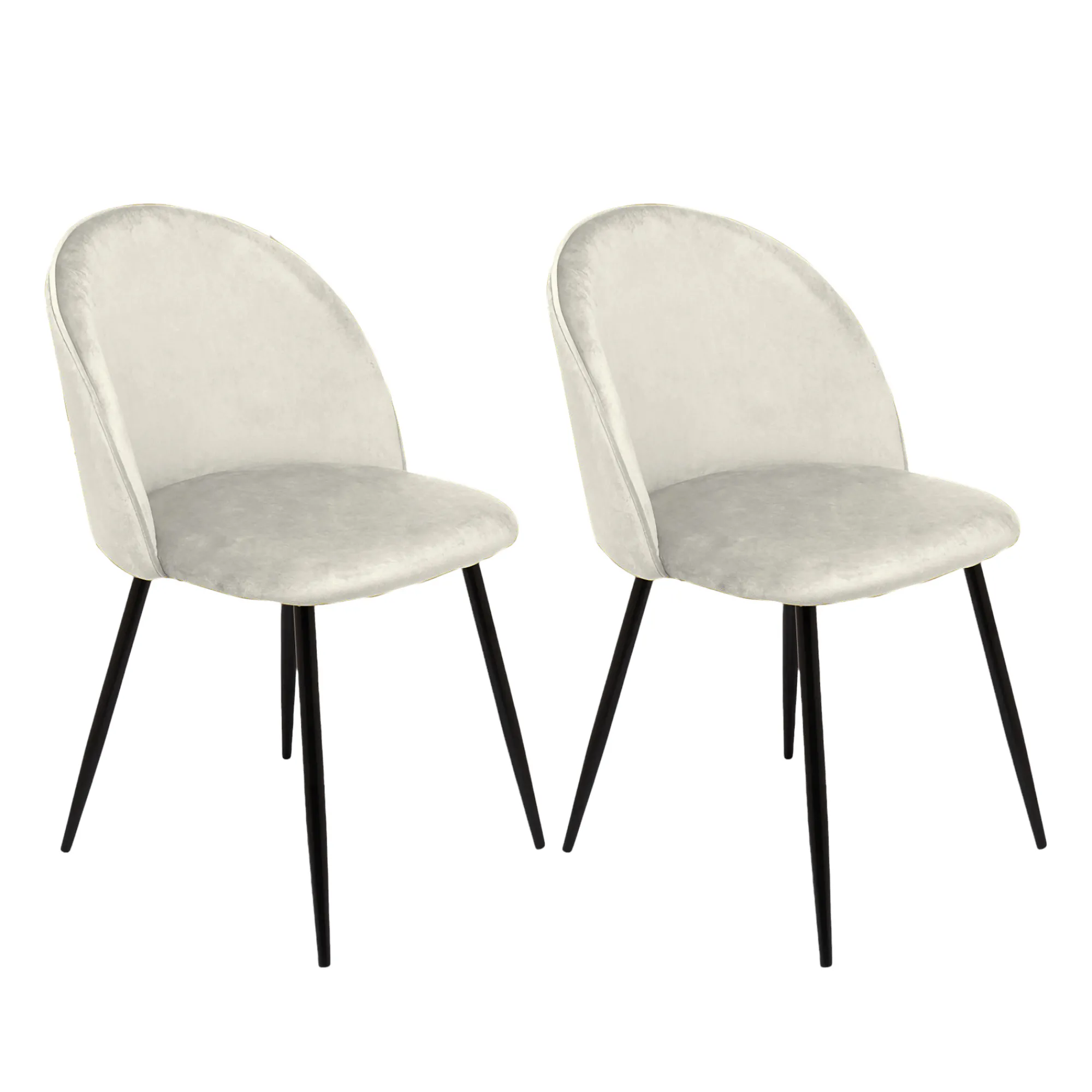 Set di 2 sedie Achito, 51x54h82 cm,<Dmora Store