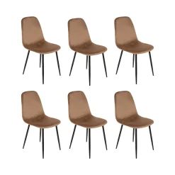 Set di 6 sedie Arter, 45x56h87 cm,<Dmora Online