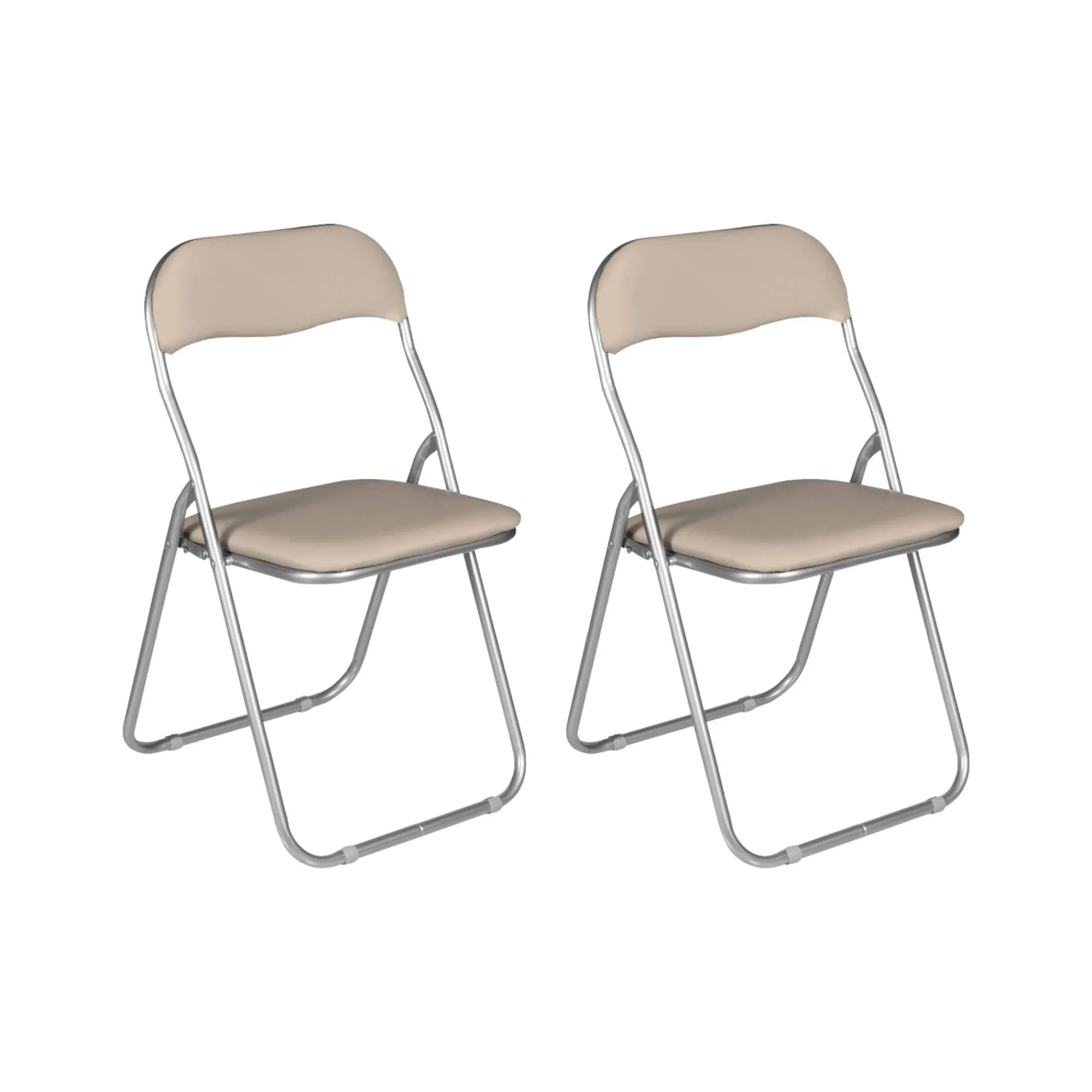 Set di 2 sedie pieghevoli Dgraf, 43x47h80 cm,<Dmora Fashion