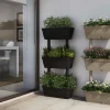Set di 3 vasi Aldunga, 49x22h16 cm,<Dmora Hot