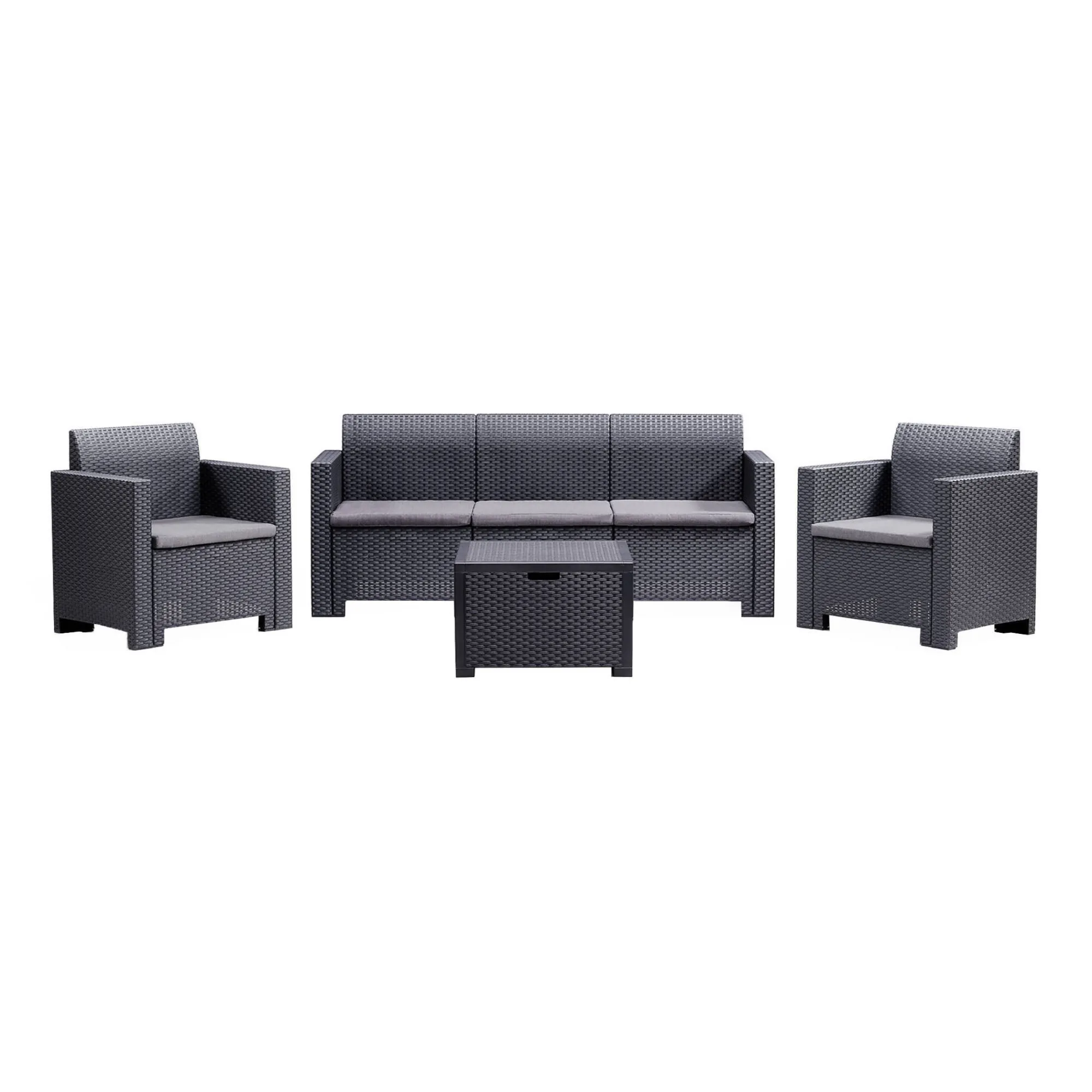 Set salotto da esterno Admiral, 100% Made in Italy,<Dmora Hot