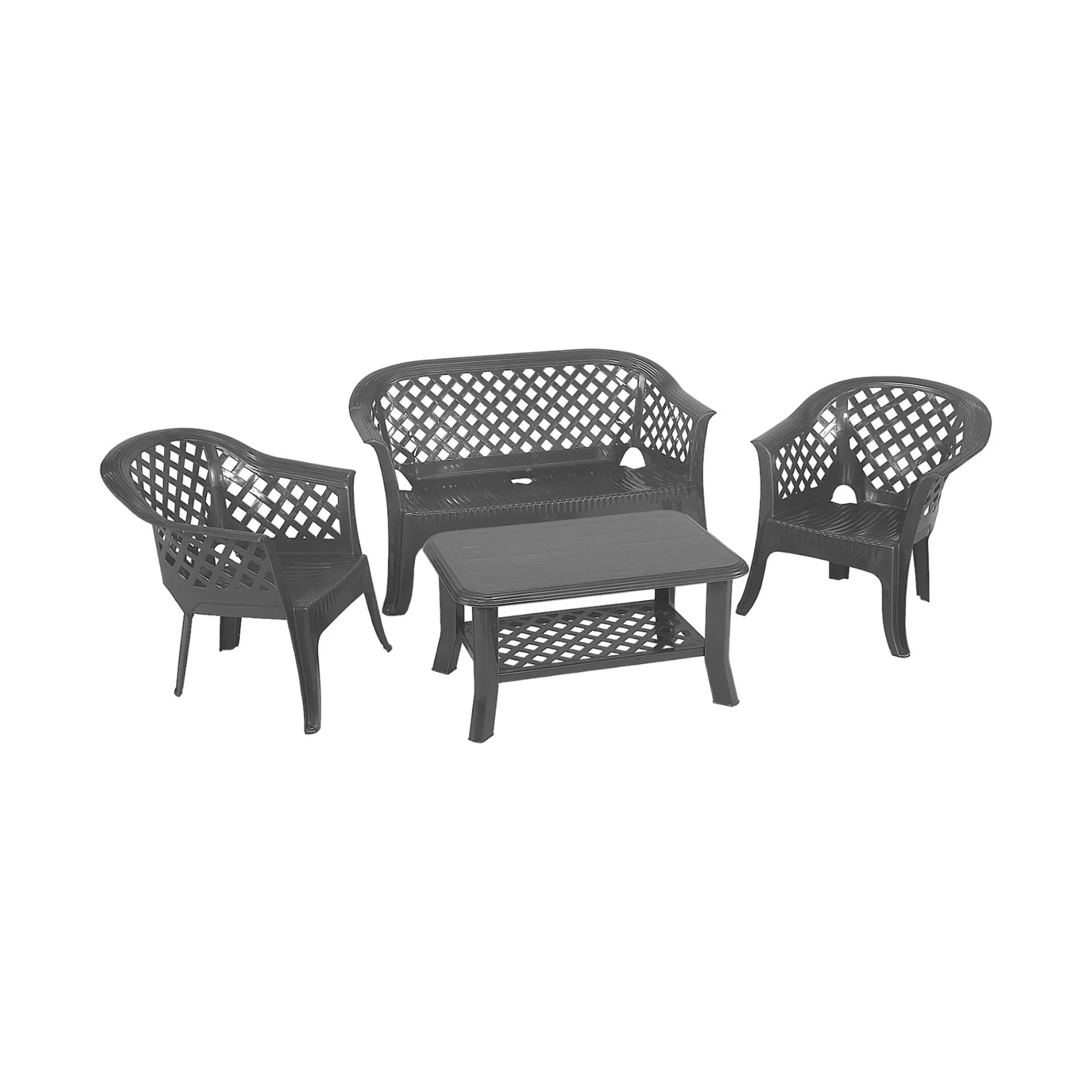 Set salotto da esterno Adone, 100% Made in Italy,<Dmora Hot